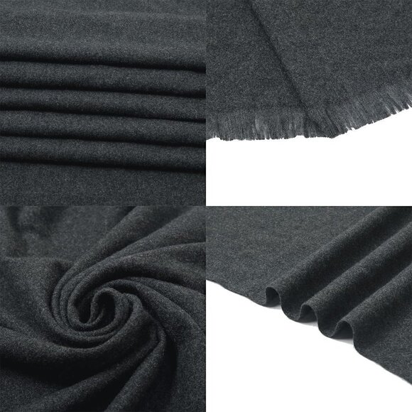 Swat Pany Scarf For Women Winter Pashmina Shawls For Women Wedding Shawls-Gray19 - Picture 7 of 7